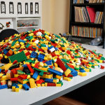**

A cluttered desk overflowing with LEGO bricks of all colors, sizes, and shapes. Some are dusty, some are broken, and they are all in a jumbled mess. In the background, a clean, organized shelf displays neatly arranged LEGO sets, ready to be built. The overall scene emphasizes the contrast between messy, raw data and clean, usable data. Use muted, earthy tones with a splash of color from the LEGOs.

**