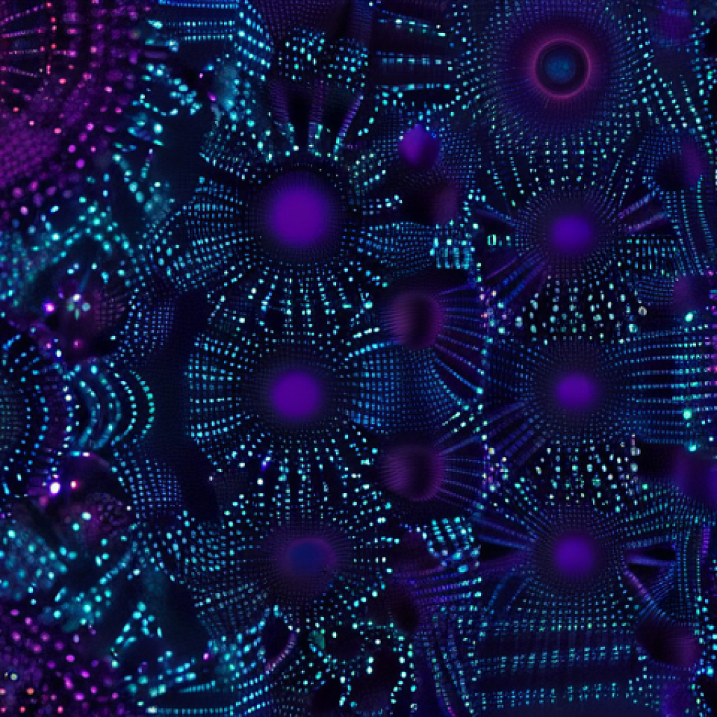 데이터사이언스에서 군집 분석 - **Prompt: "A dynamic, high-tech abstract visualization of data points transitioning from a chaotic, ...